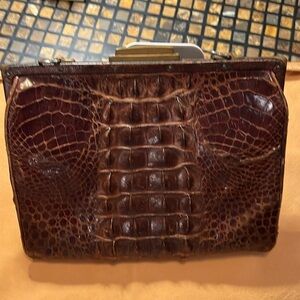 Small women’s alligator purse